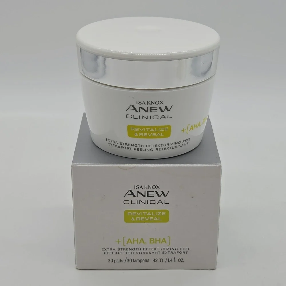 Avon Isa Knox Anew Clinical Revitalize & Reveal Xtra Strength Retexturizing Peel